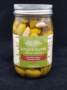 French Varietal Lucque Olives (16 oz. jar)
