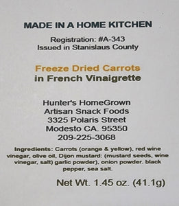 F/D Carrots with French Vinaigrette Dressing  1.45 oz.