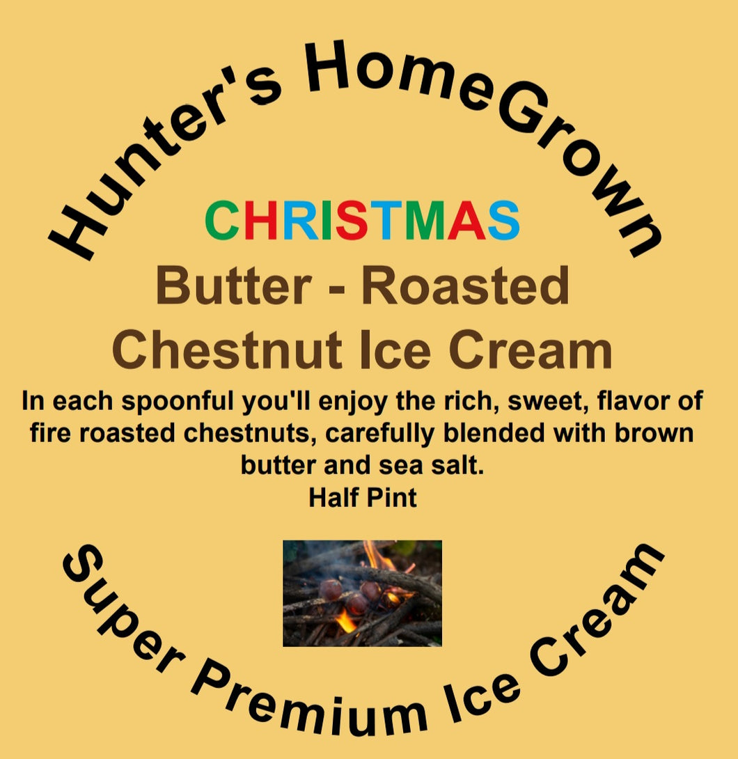 Butter Roasted Chestnut Ice Cream