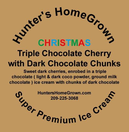 Triple Chocolate Cherry with dark chocolate chunks