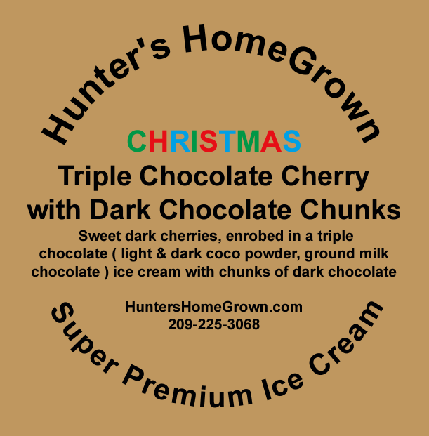 Triple Chocolate Cherry with dark chocolate chunks