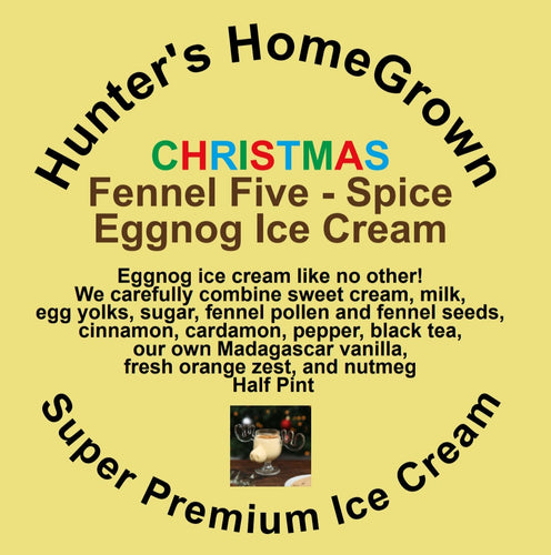 Fennel Five-Spice Eggnog Ice Cream